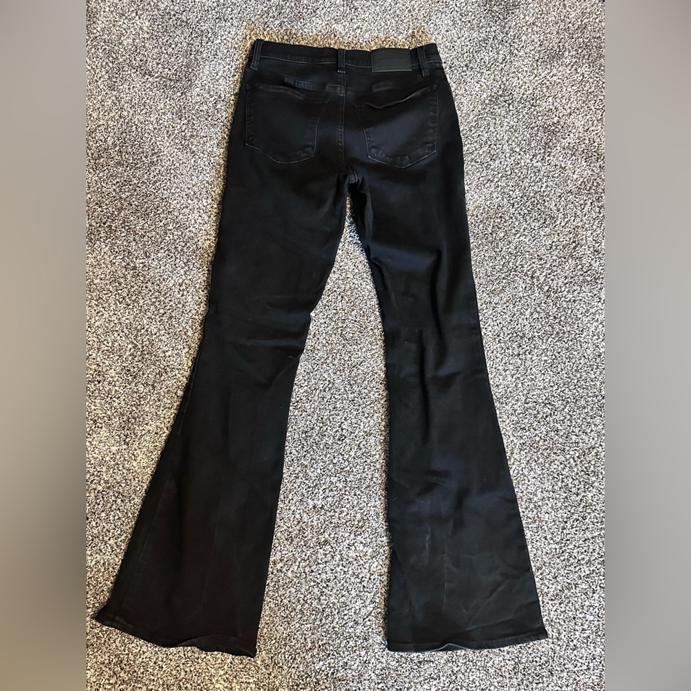 Lucky Brand Women's Black High Rise Flared Jeans - Picture 3 of 5